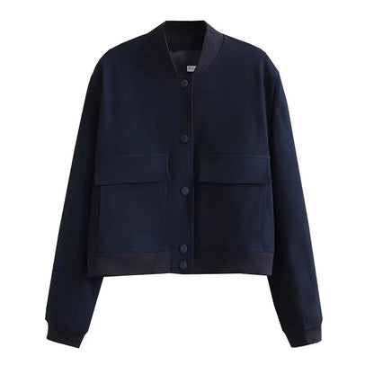 Women's Lightweight Nylon Bomber Jacket