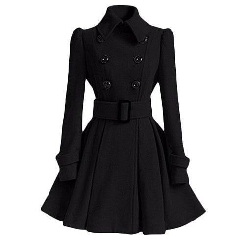 Women's Water Resistant Slim Trench Coat Jacket - OutfitLondon