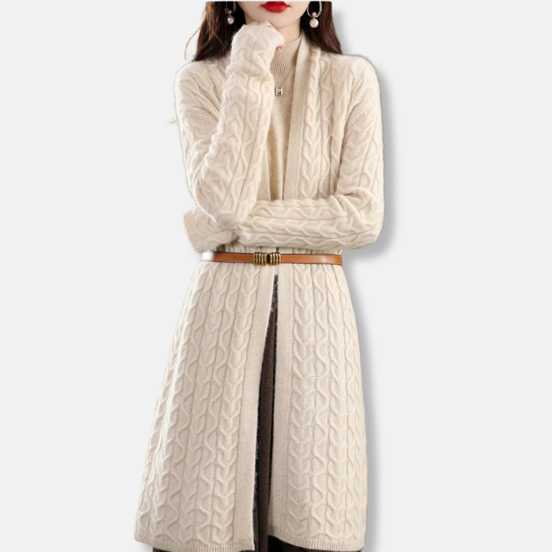 Oversized Cozy Cable Knit Sweater