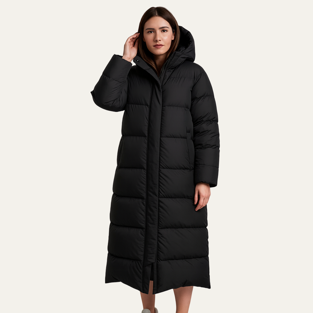 Ladies Large Faux Fur Parka Jacket Coat - OutfitLondon