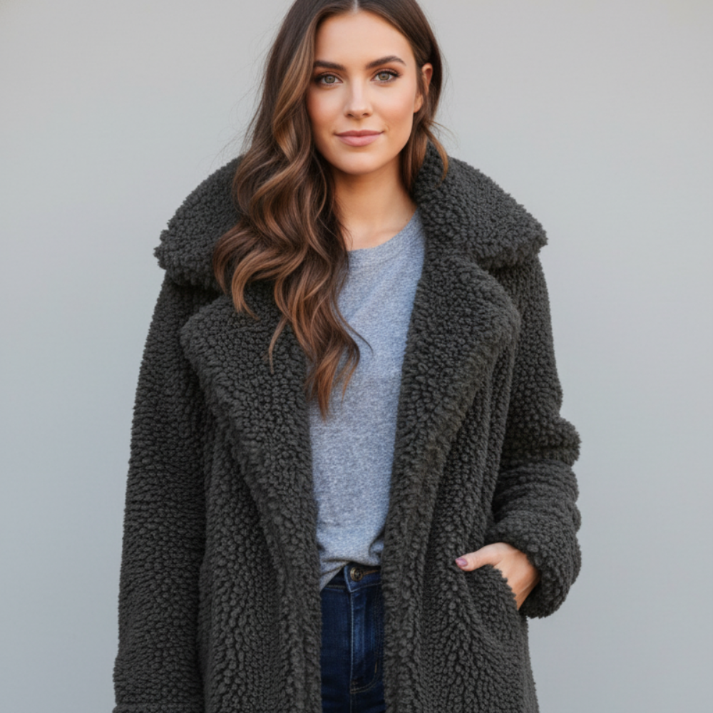 Warm Faux Fur Teddy Women's Winter Coat