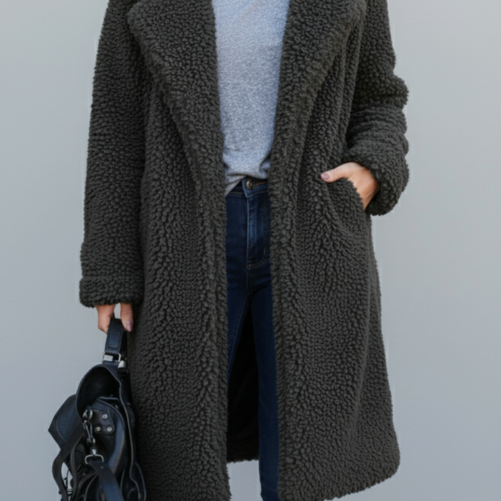 Warm Faux Fur Teddy Women's Winter Coat