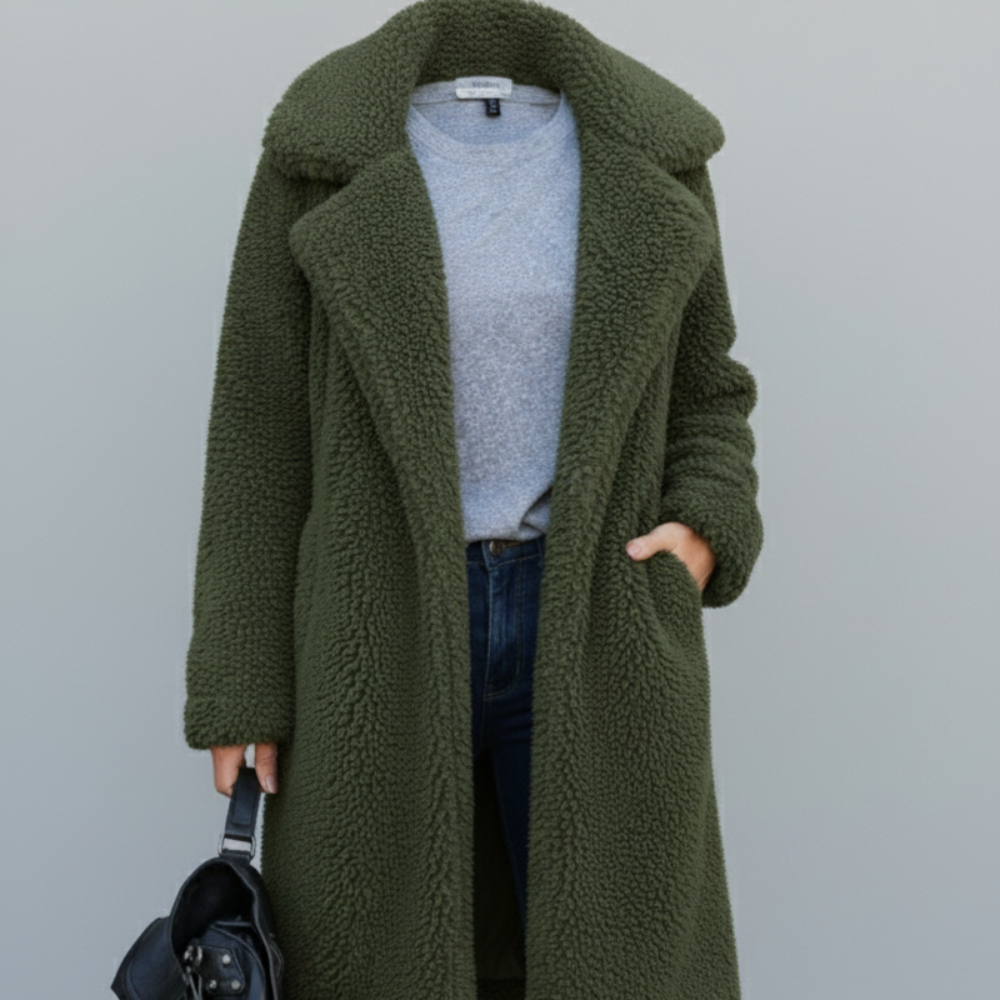 Warm Faux Fur Teddy Women's Winter Coat