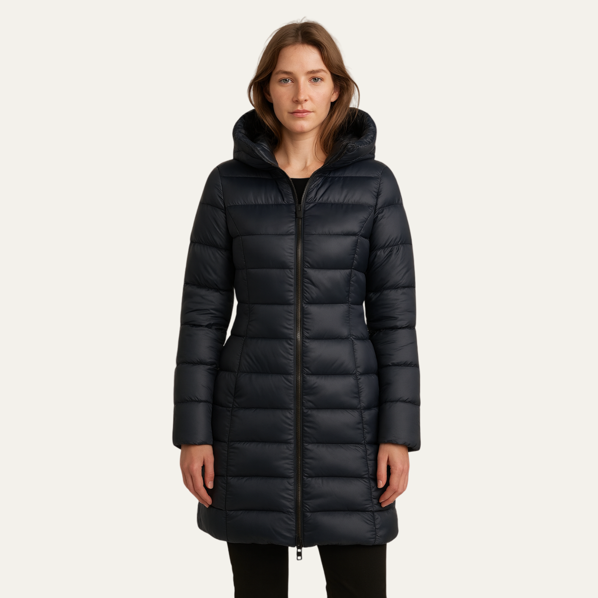 Ladies Warm Quilted Down Jacket Coat - OutfitLondon