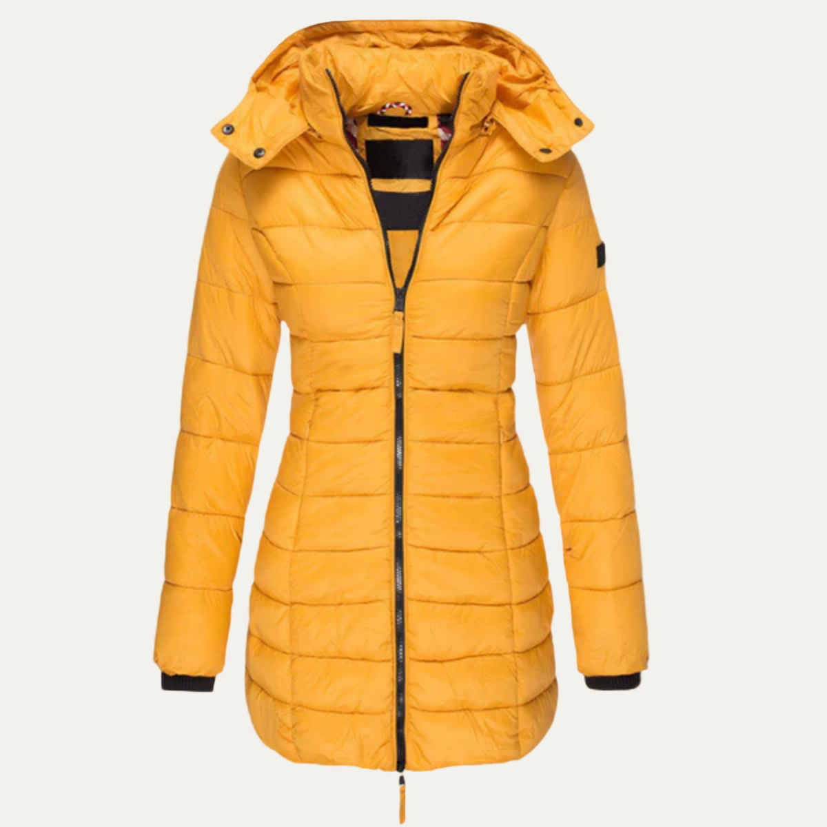 Ladies Warm Quilted Down Jacket Coat