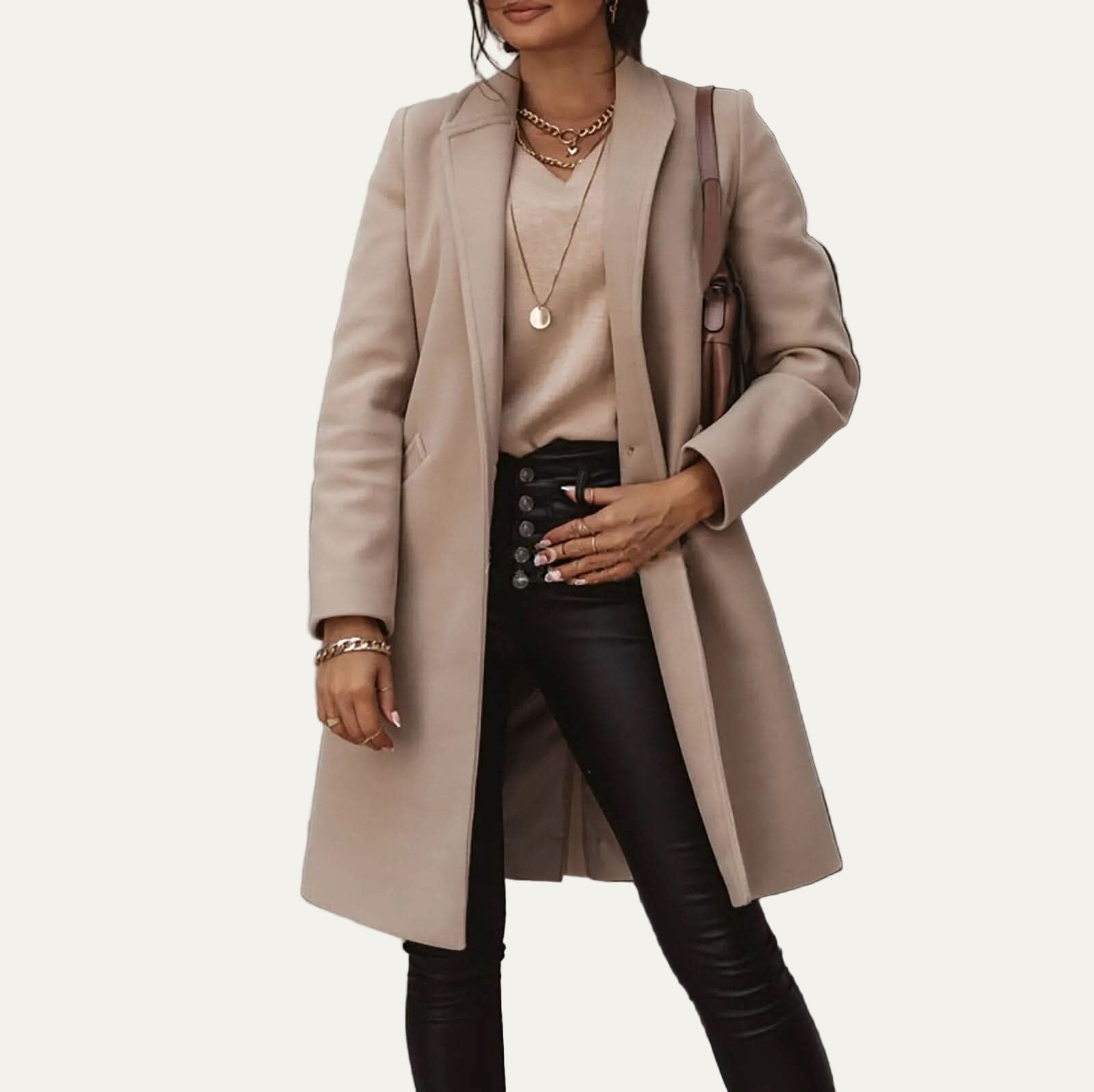Classic Fit Ladies Trench Coat - OutfitLondon