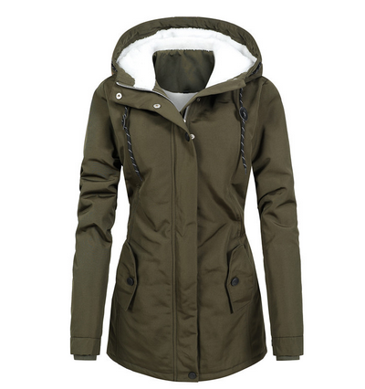 Cosy Women's Parka Jacket with Fleece Inside
