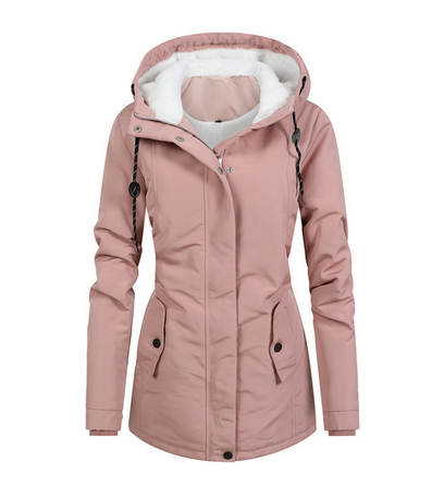 Cosy Women's Parka Jacket with Fleece Inside