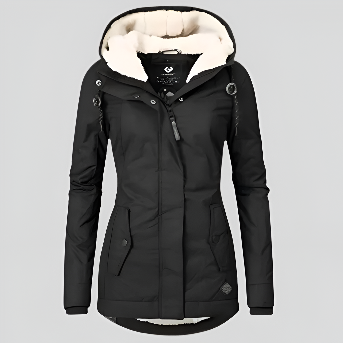 Insulated Water Resistant Ladies Parka Jacket Coat