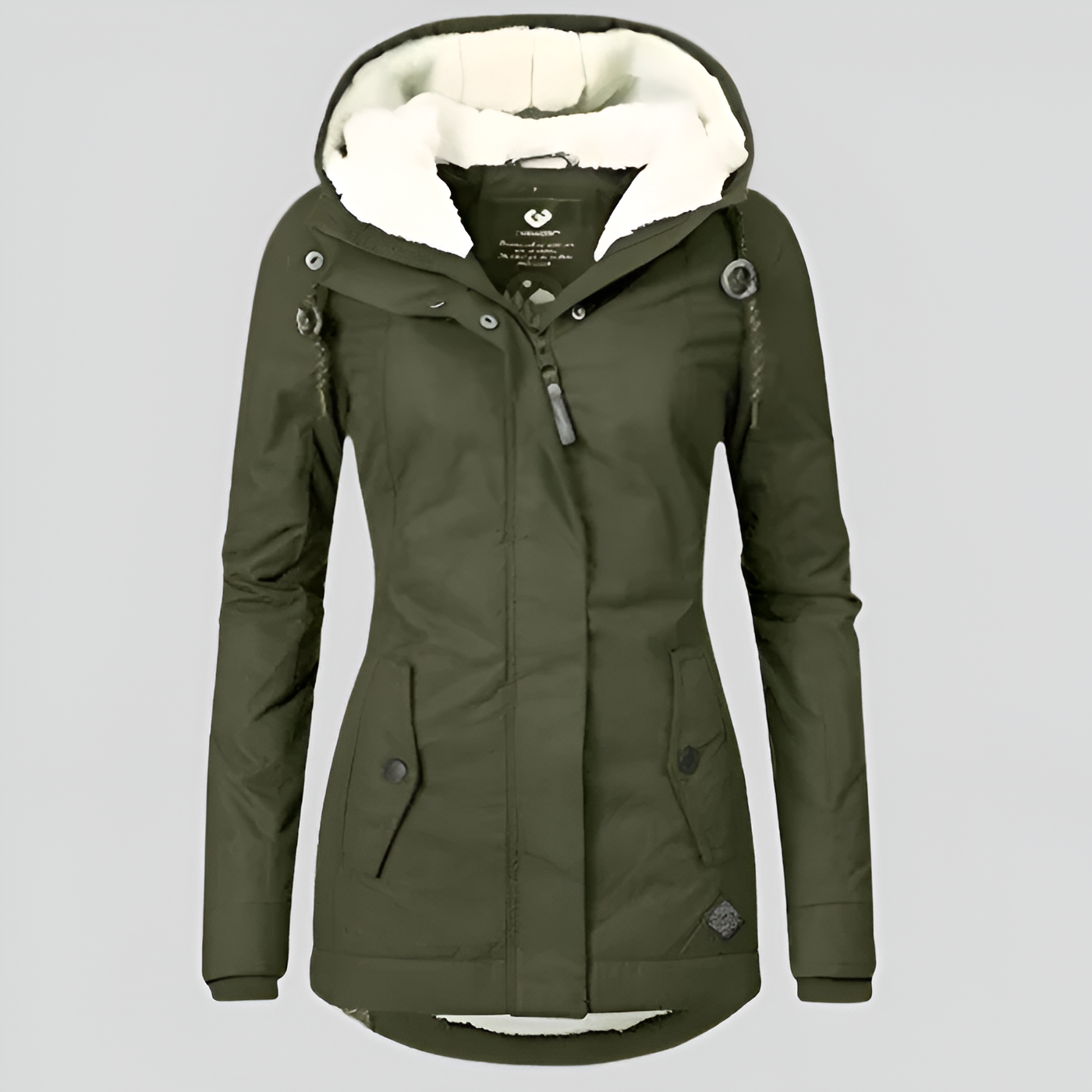 Insulated Water Resistant Ladies Parka Jacket Coat