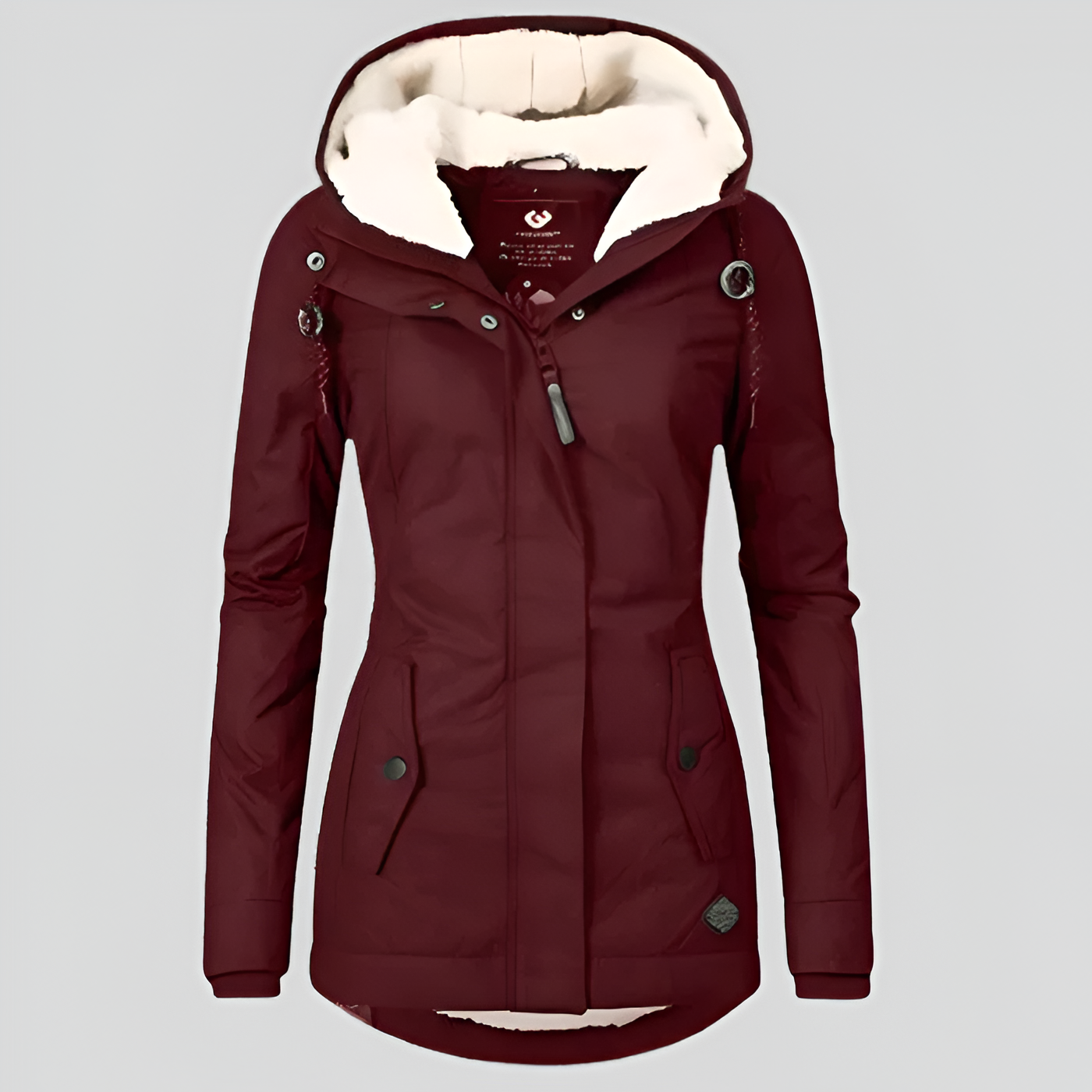 Insulated Water Resistant Ladies Parka Jacket Coat