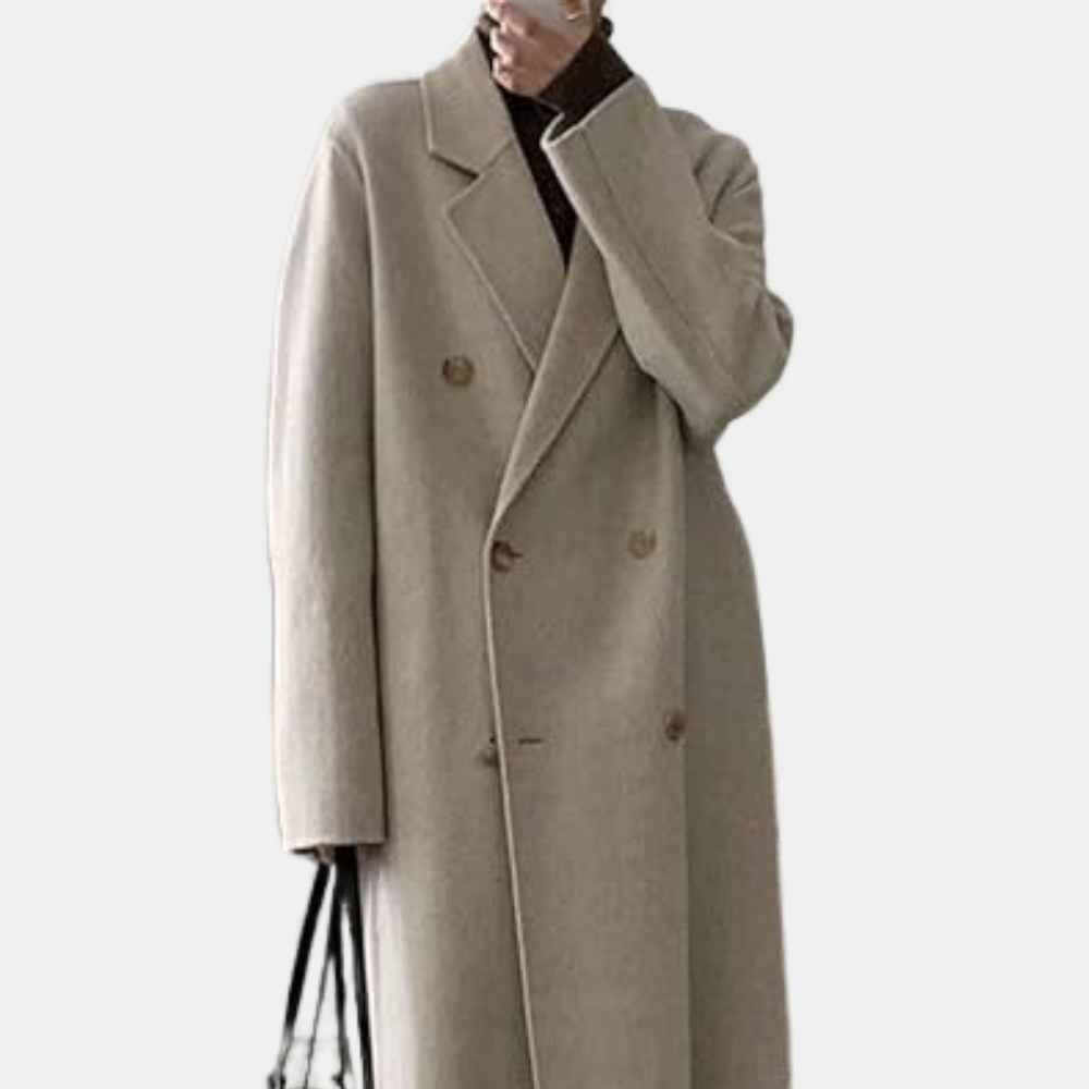 Ladies Classic Double Button Trench Coat