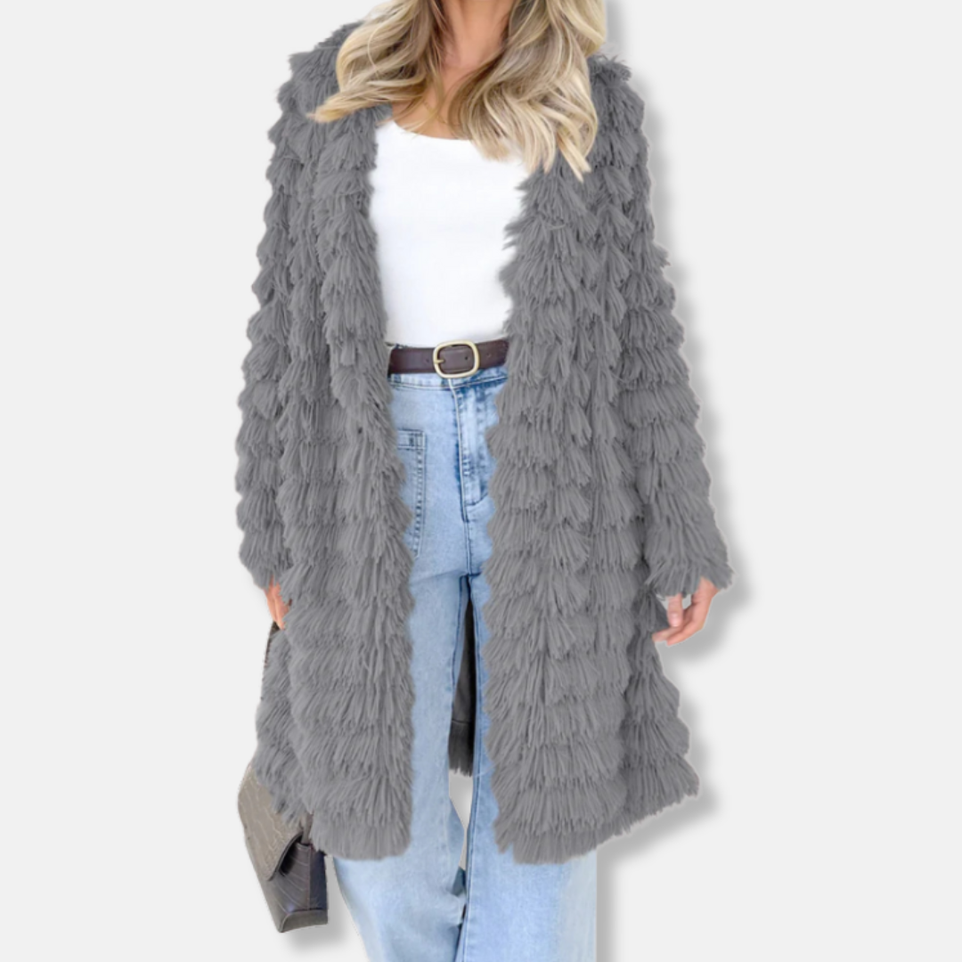 Soft Faux Fur Winter Parka Coat - OutfitLondon