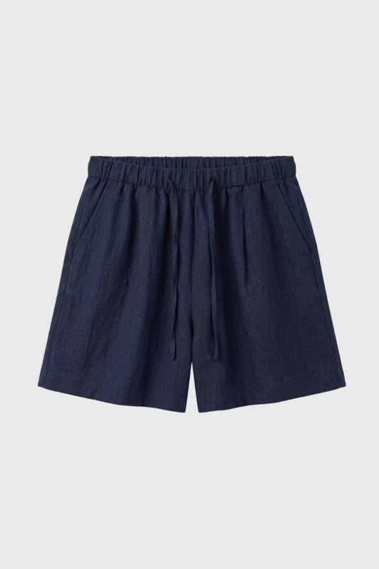 Women's Casual Cotton Blend Loose Fit Shorts with Elastic Waistband