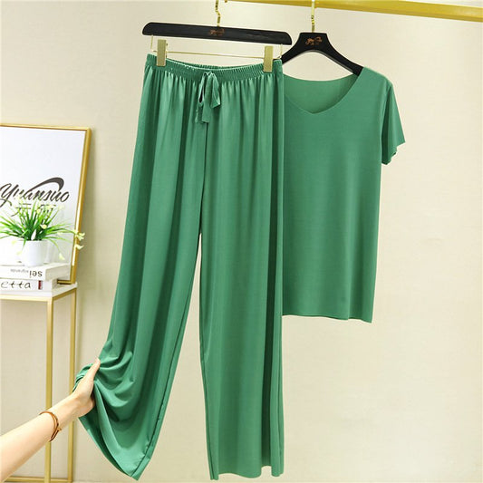 Women's Casual Soft Cotton Loungewear Set