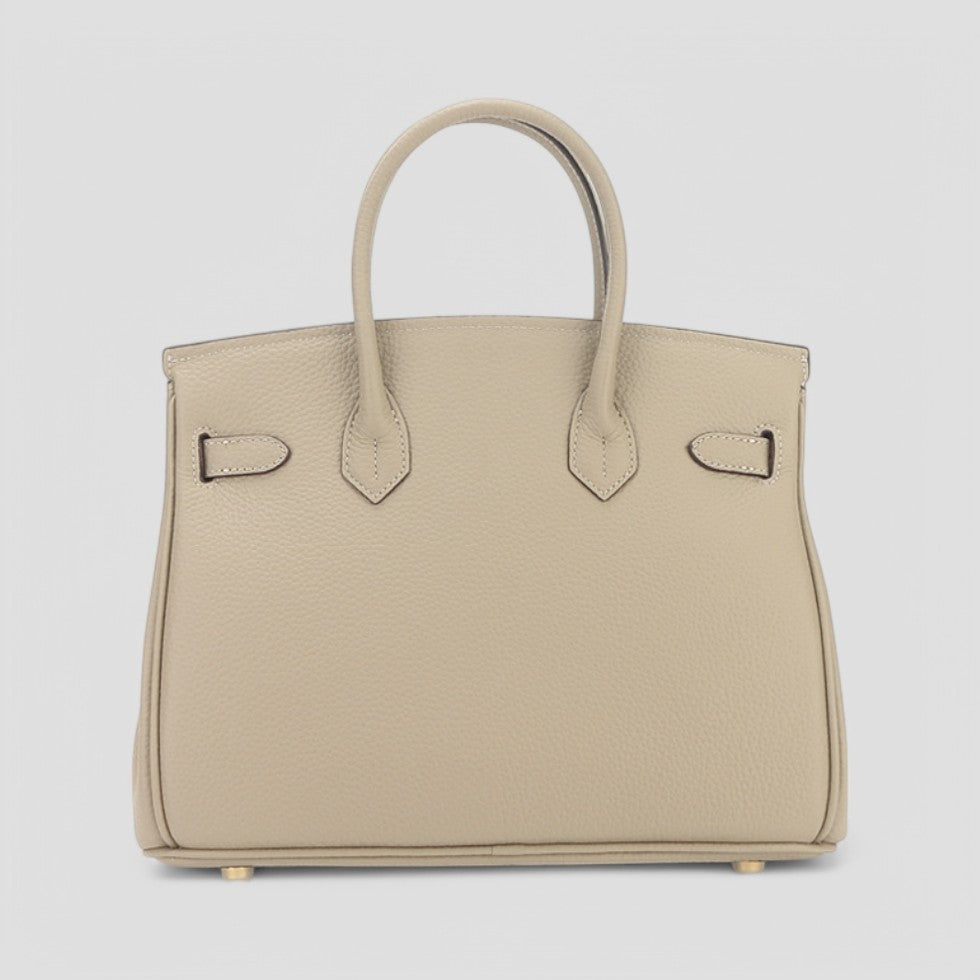 Classic Designer Leather Tote Bag