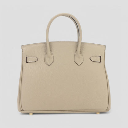 Classic Designer Leather Tote Bag