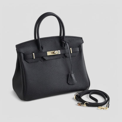 Classic Designer Leather Tote Bag