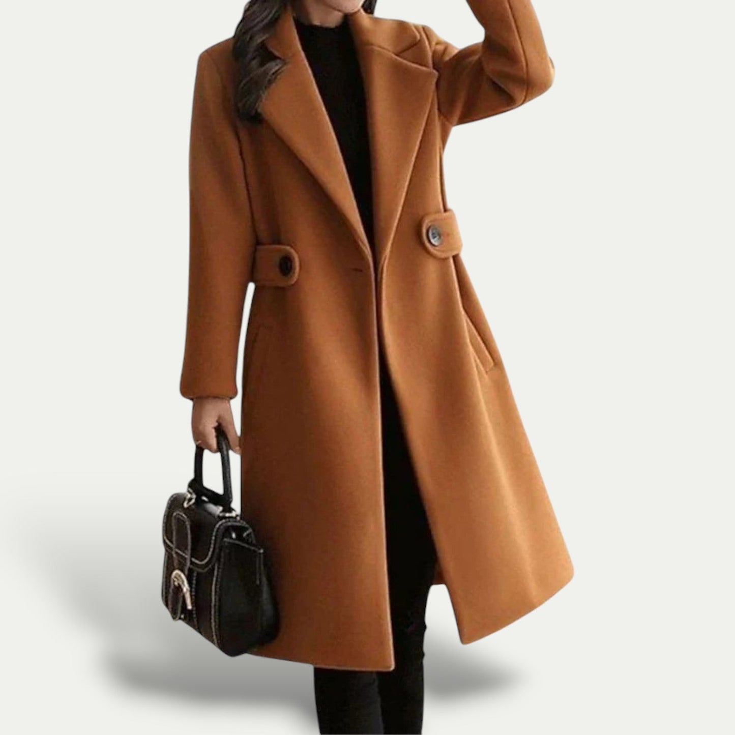 Warm Ladies Long Winter Trench Coat