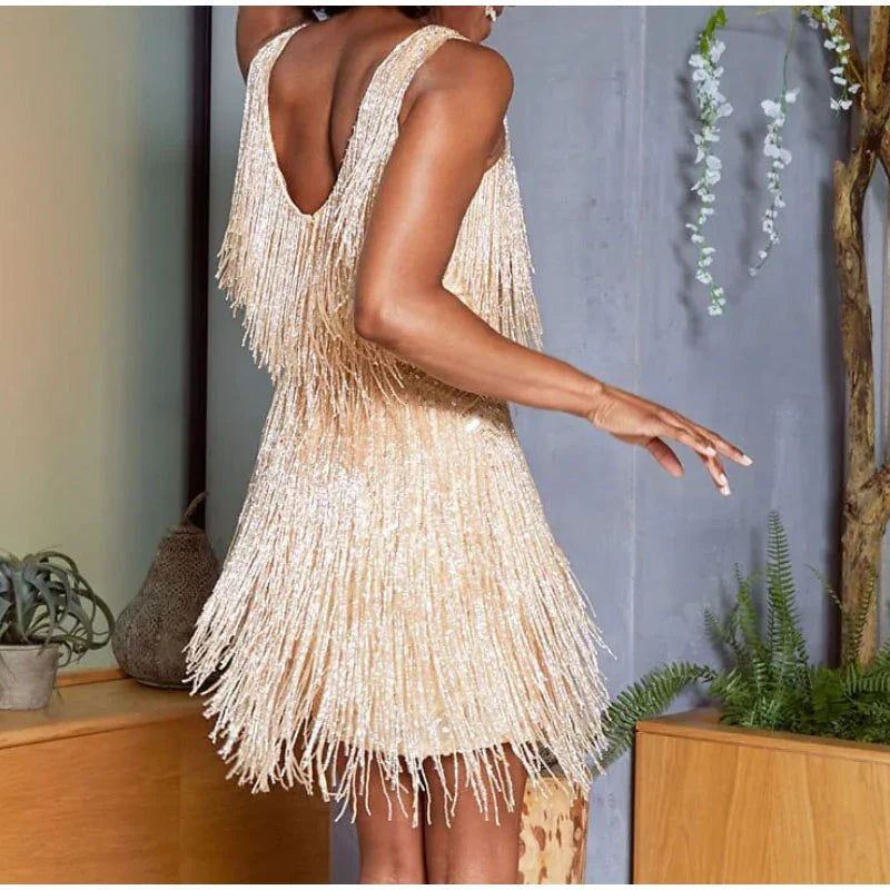 Sparkly Short Cocktail Dress for Ladies