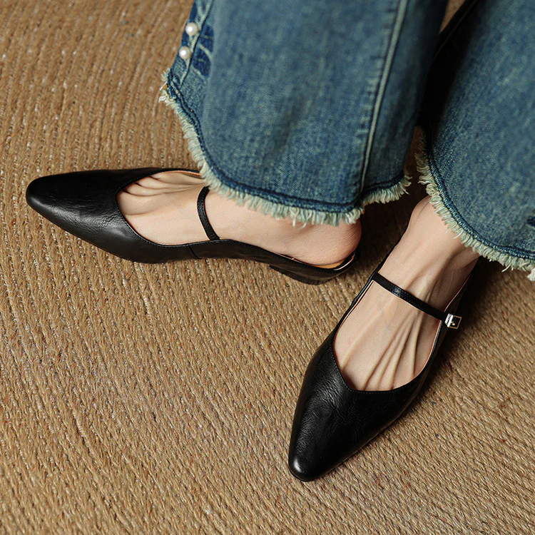 Ladies Real Leather Pumps Shoes