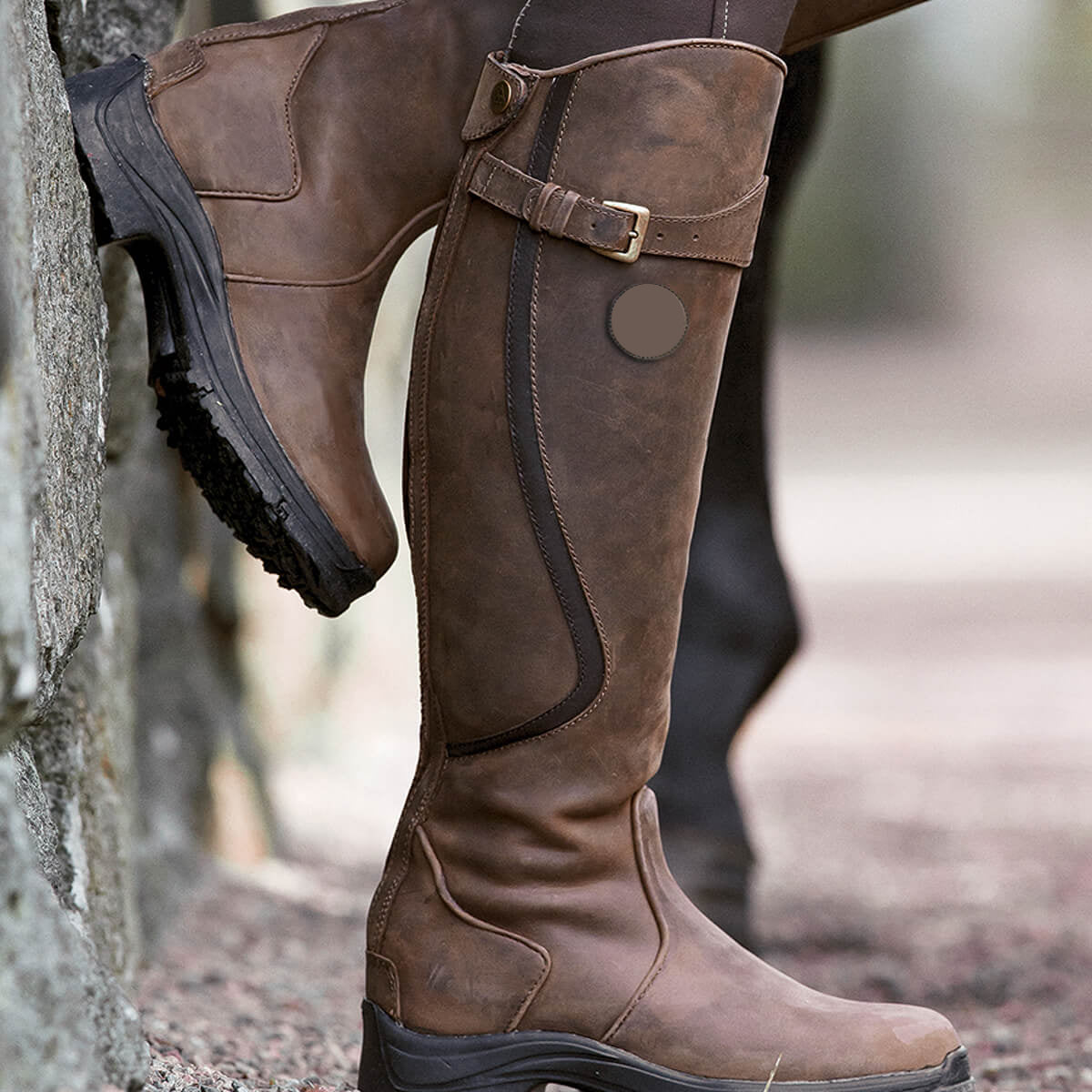 Soft Leather Low Heel Ankle Boots - OutfitLondon
