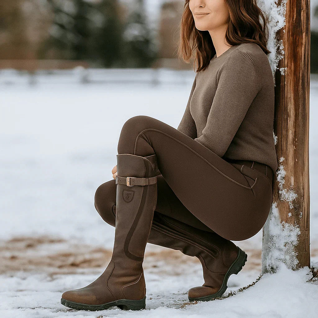 Soft Leather Low Heel Ankle Boots