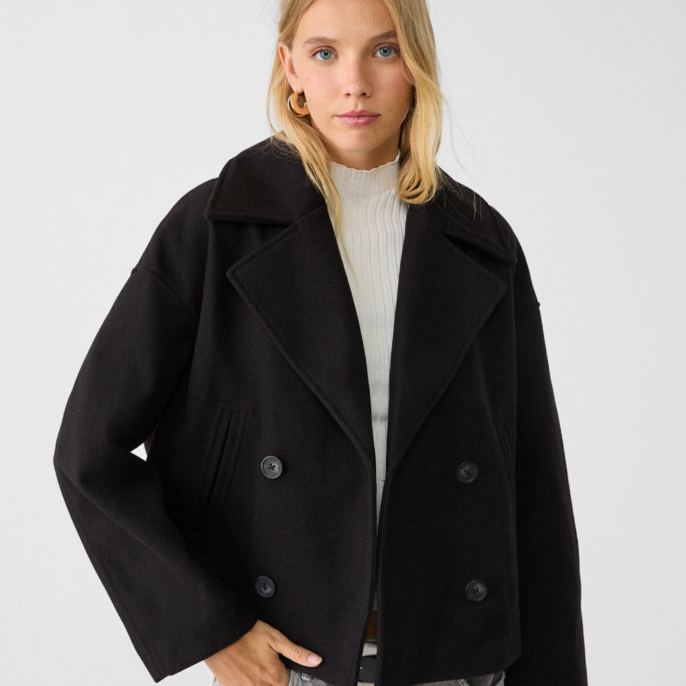Tiffany | Women's Plus Size Wool Trench Coat