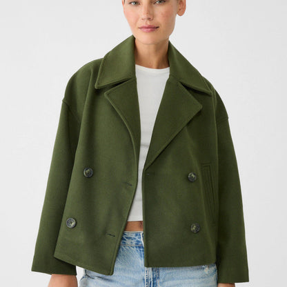 Tiffany | Women's Plus Size Wool Trench Coat