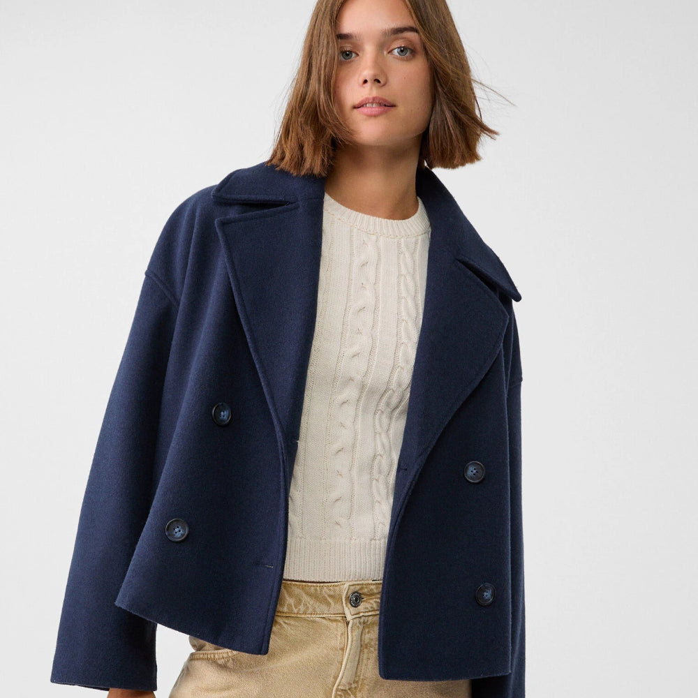 Tiffany | Women's Plus Size Wool Trench Coat