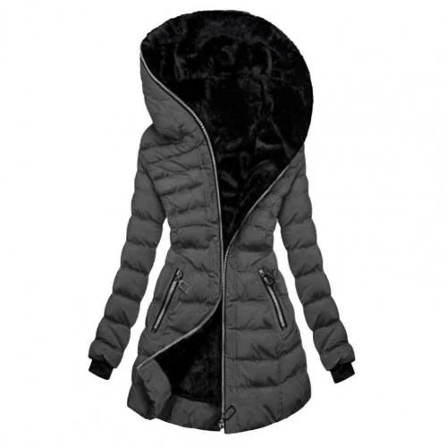Warm Women's Padded Down Filled Winter Coat - OutfitLondon