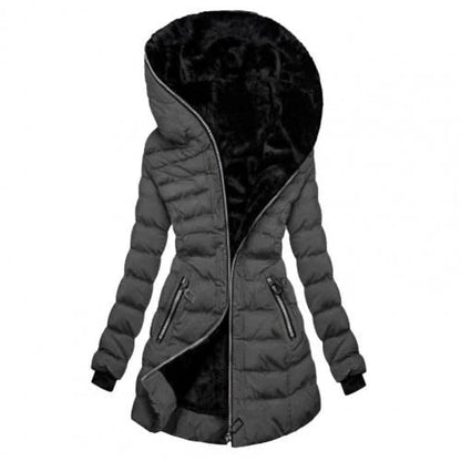 Warm Women's Padded Down Filled Winter Coat - OutfitLondon