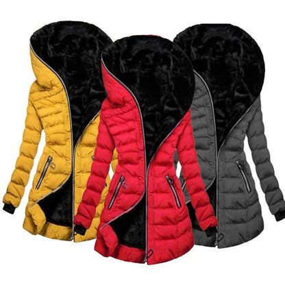 Warm Women's Padded Down Filled Winter Coat