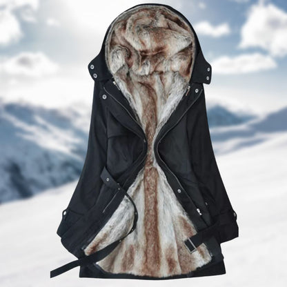 Waterproof Women's Parka Jacket with Hood - OutfitLondon