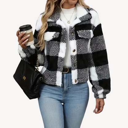 Classic Check Soft Coat for Women