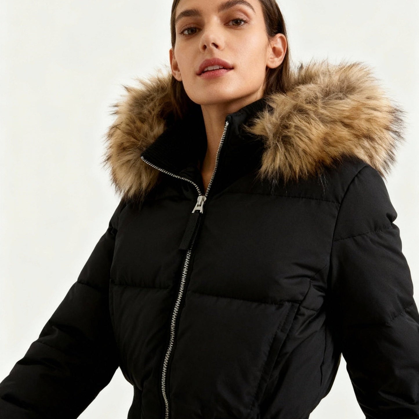 Women's Waterproof Jacket with Detachable Hood