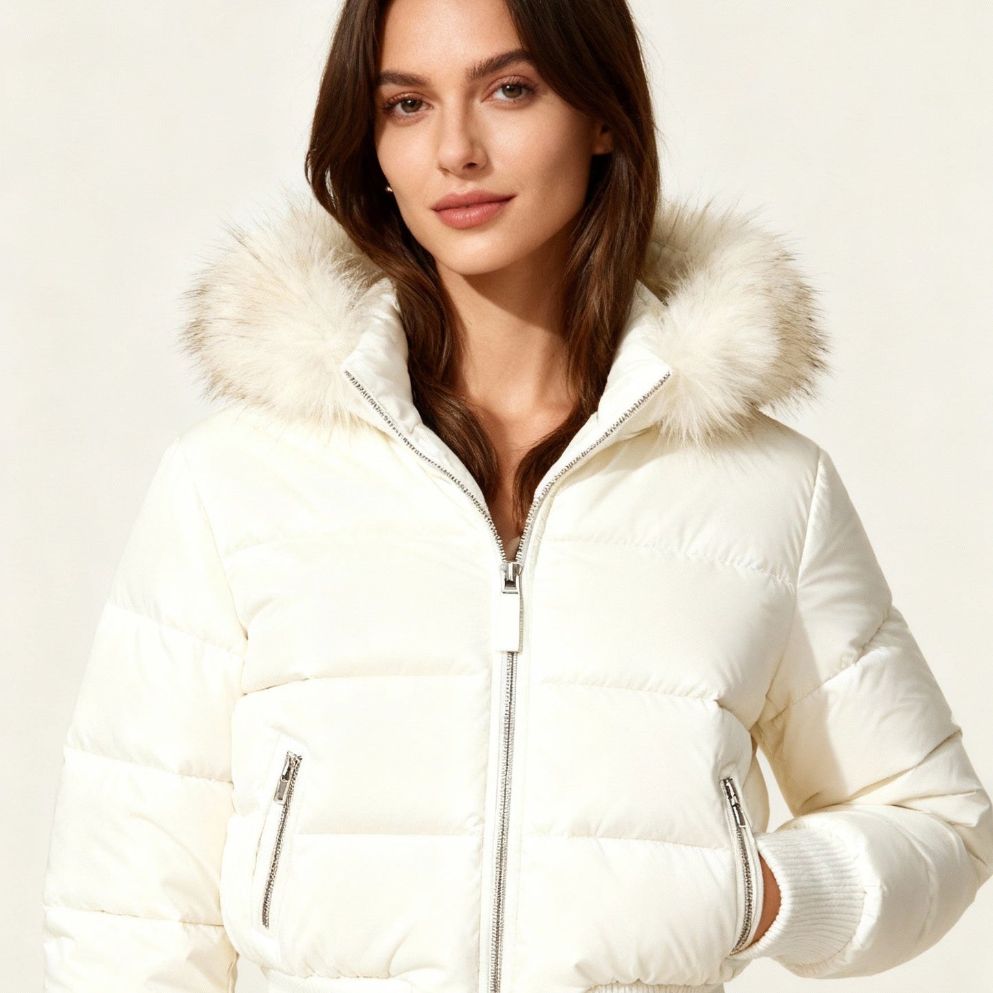 Women's Waterproof Jacket with Detachable Hood