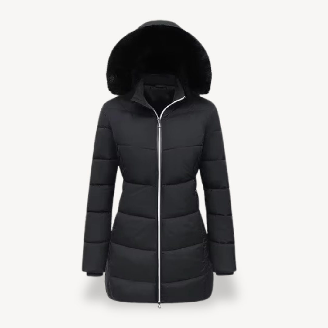 Ladies Warm Insulated Water Resistant Coat - OutfitLondon