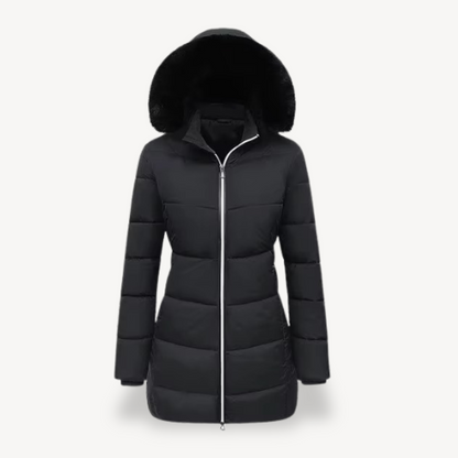 Ladies Warm Insulated Water Resistant Coat - OutfitLondon