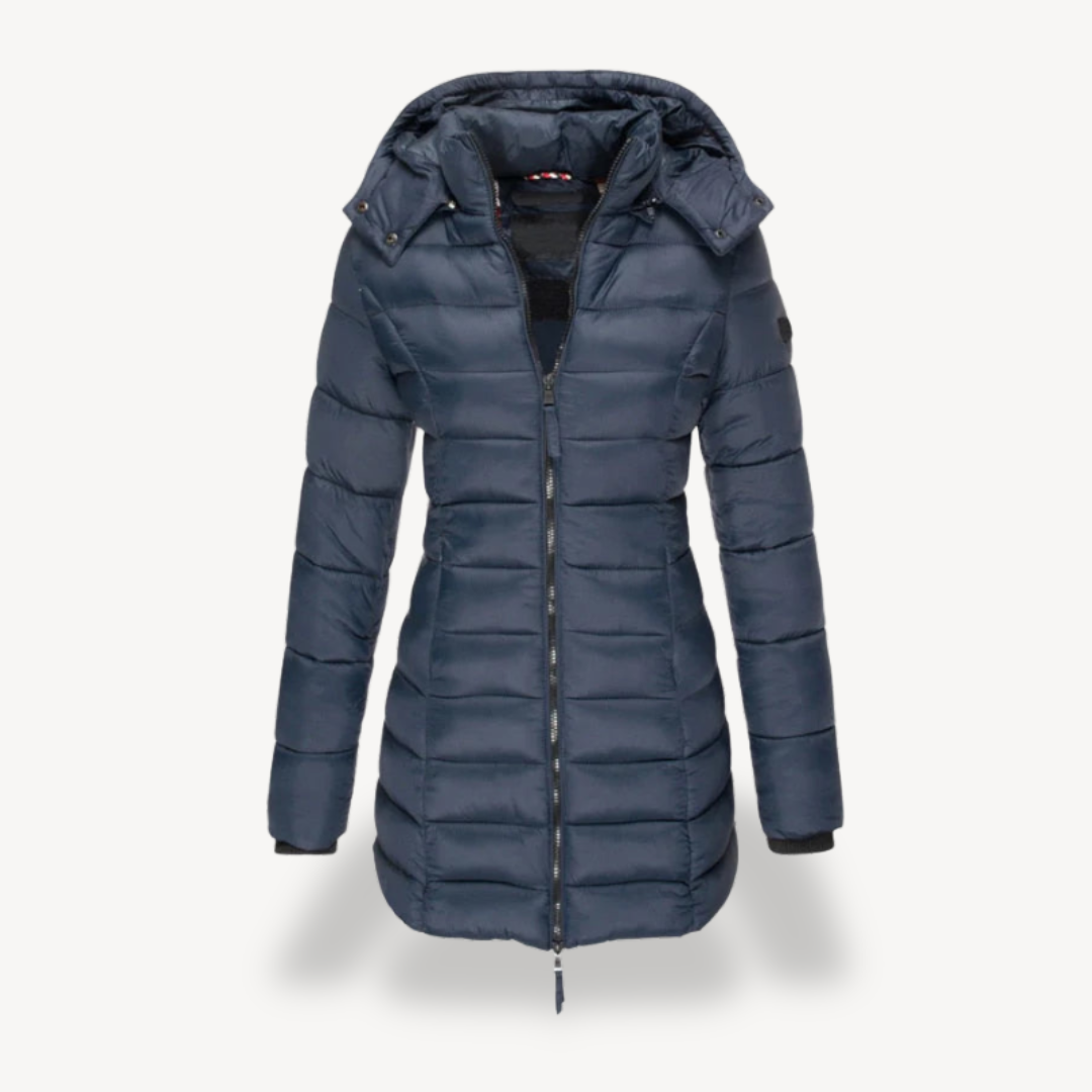 Ladies Thin Insulated Hoodie Coat - OutfitLondon