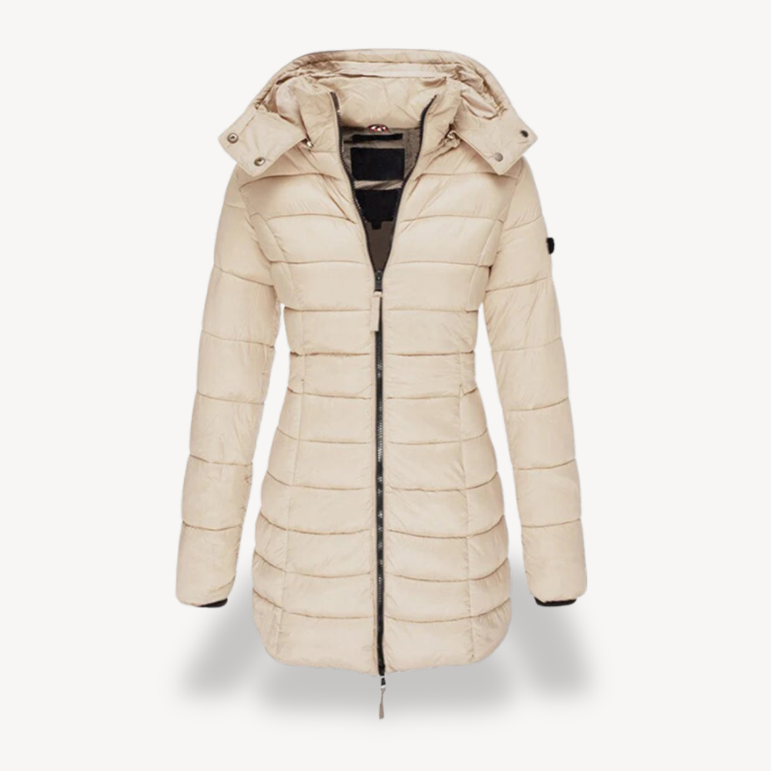 Ladies Thin Insulated Hoodie Coat