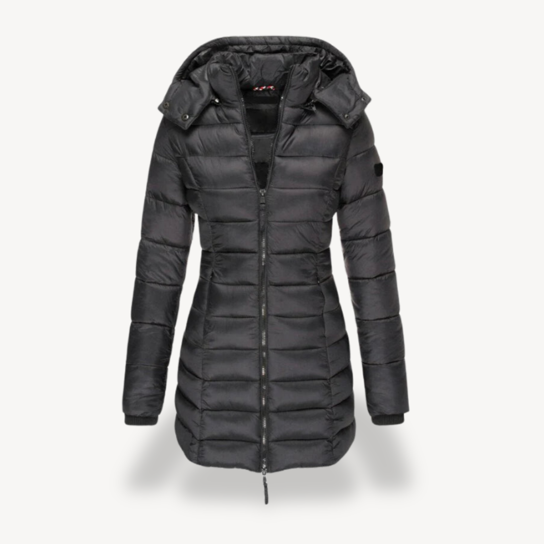 Ladies Thin Insulated Hoodie Coat