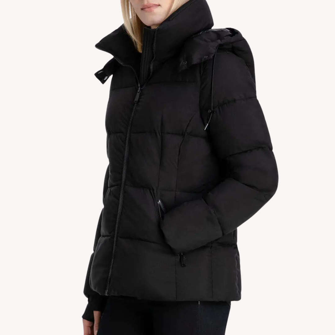 Ladies Synthetic Down Parka Coat