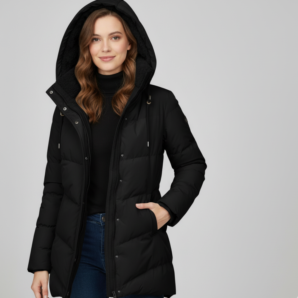 Warm Women's Hooded Puffer Winter Coat