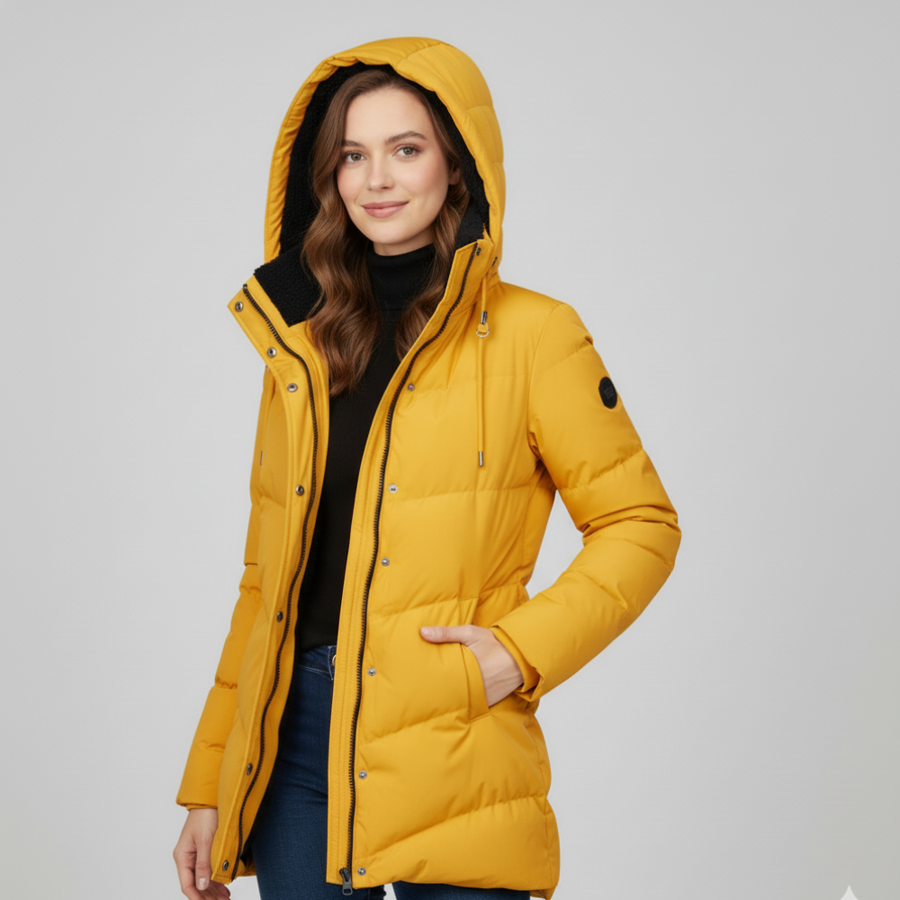 Warm Women's Hooded Puffer Winter Coat