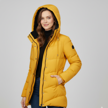 Warm Women's Hooded Puffer Winter Coat