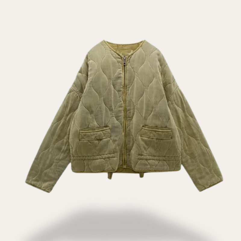 Warm Women's Padded Puffer Coat - OutfitLondon