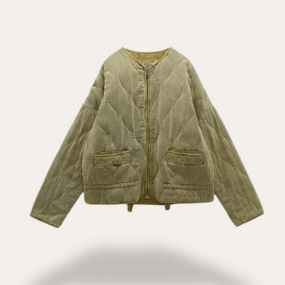 Warm Women's Padded Puffer Coat - OutfitLondon