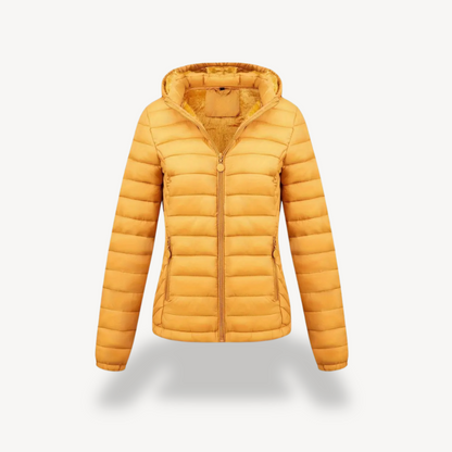 Women's Ultra Light Padded Hoodie Coat - OutfitLondon