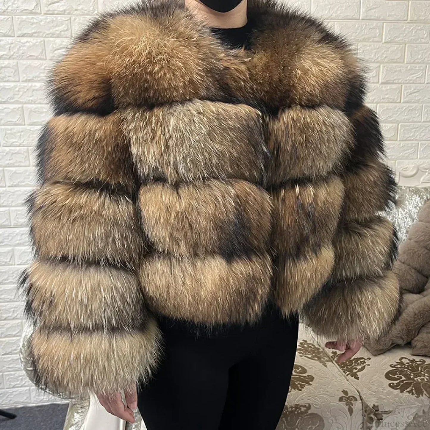 Premium Faux Fur Women's Long Winter Parka Coat